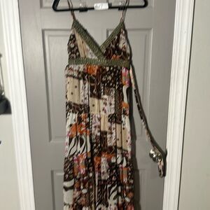 guc/ Lipstick Floral Patchwork Boho Dress. size S